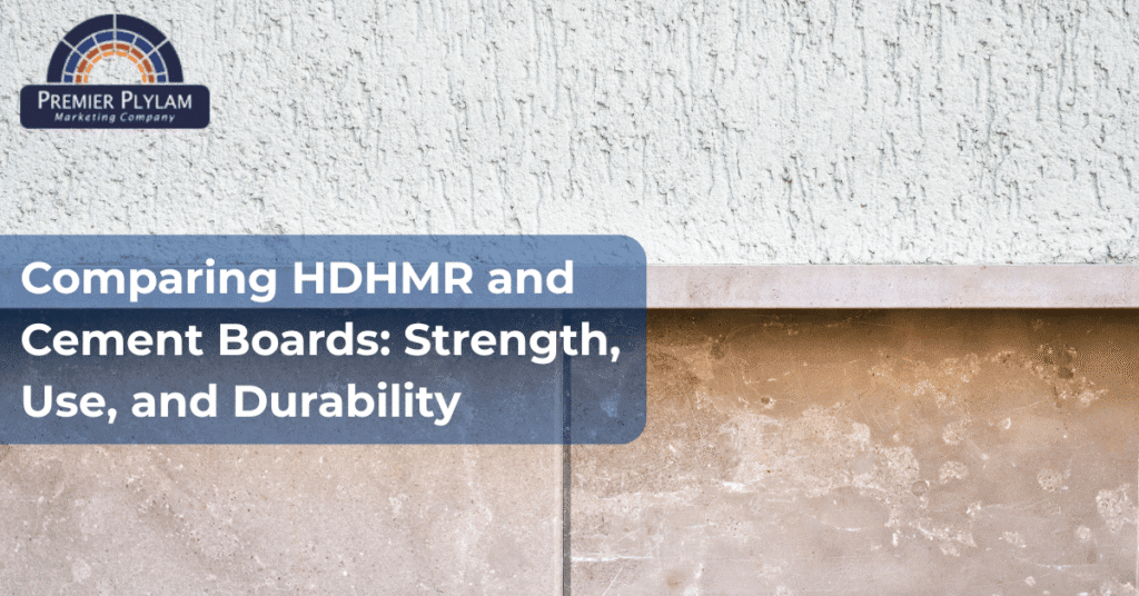HDHMR and Cement Boards