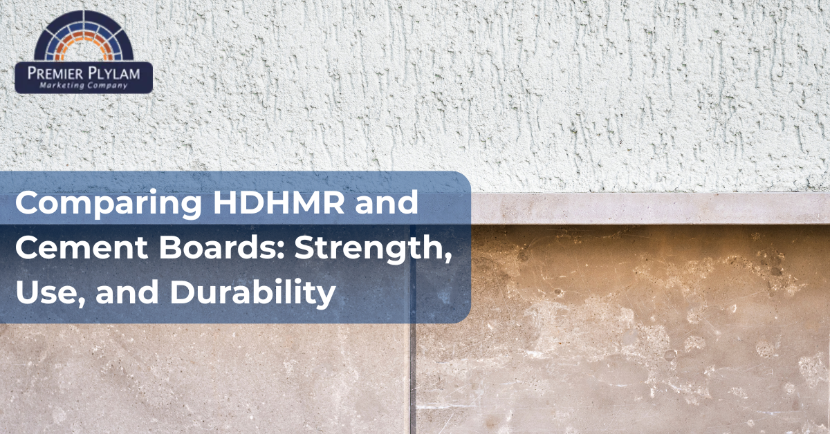 HDHMR and Cement Boards
