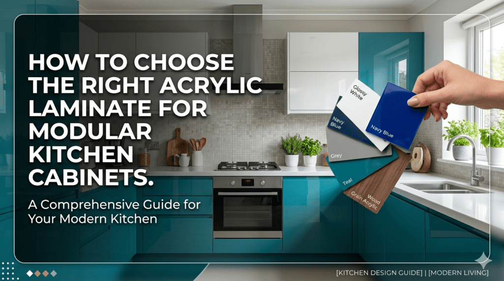 Acrylic Laminate for Modular Kitchen