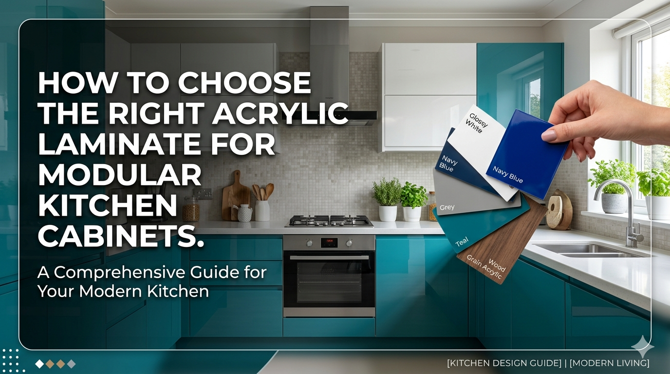 Acrylic Laminate for Modular Kitchen