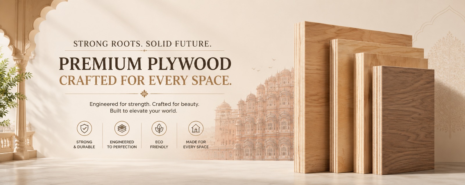 Banner 5 Premium Plywood Crafted For Every Space