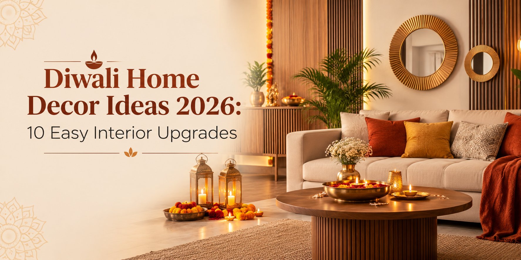 Diwali Home Decor Ideas 2026: 10 Easy Interior Upgrades